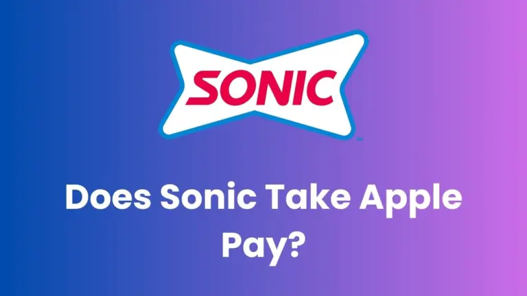 Does Sonic Take Apple Pay