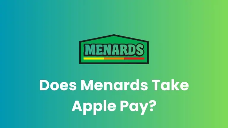 Does Menards Take Apple Pay